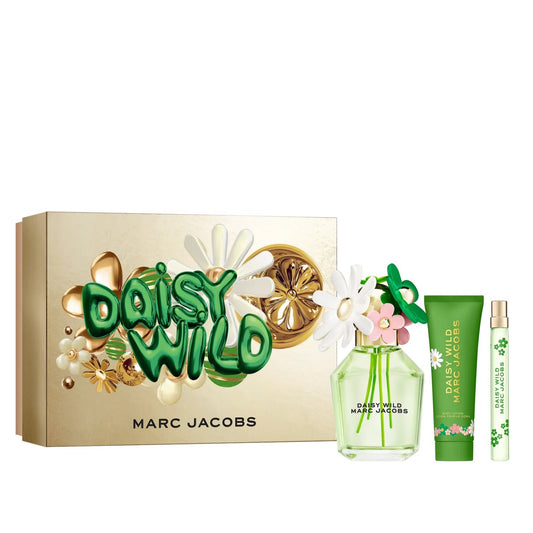 Marc Jacobs Daisy Wild Gift Set; 100ml EDP, 75ml Body Lotion & Travel Spray