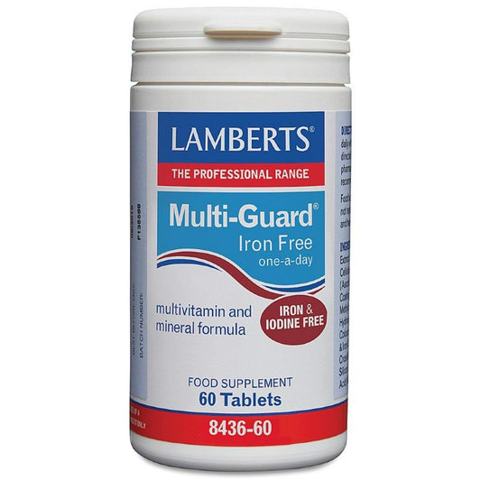 Lamberts Multiguard Iron Free 60 Tablets