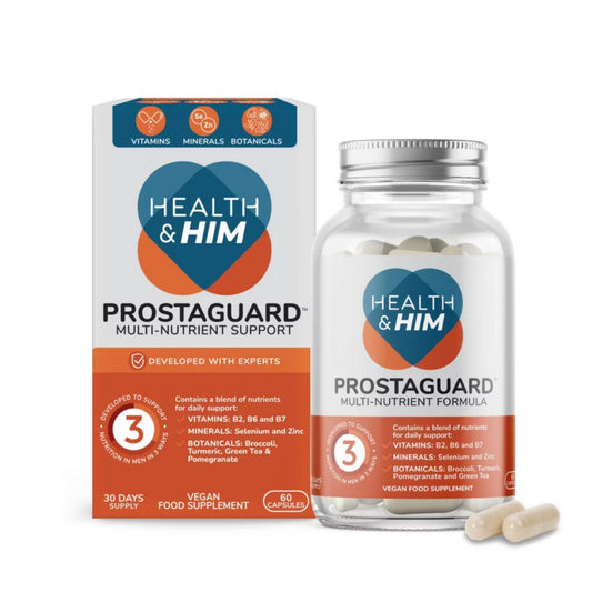 Health & Him ProstaGuard Men's Supplement, Vegan, 30-Day Supply