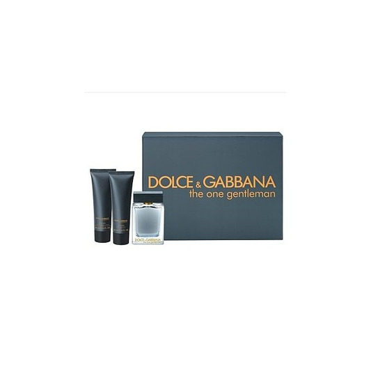 Dolce & Gabanna The One Gentleman Gift Set 50ml EDT Spray, 50ml Aftershave Balm & Shower Gel