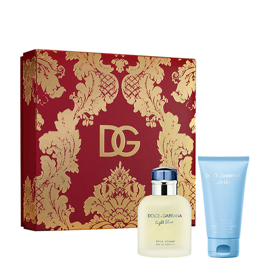 Dolce & Gabanna Light Blue for Men Gift Set 75ml EDT Spray & 50ml Aftershave Balm