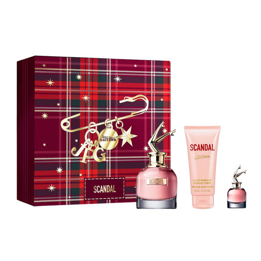 Jean Paul Gaultier Scandal Female 50ml EDP, 75ml Body Lotion & 6ml Travel Spray