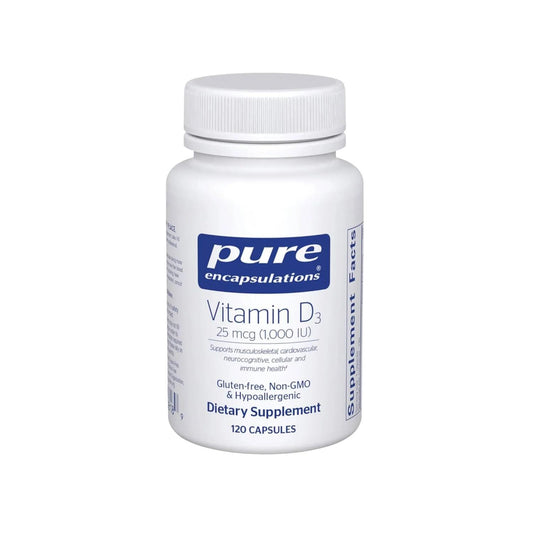 Pure Encapsulations Vitamin D3 1000iu 120 Capsules