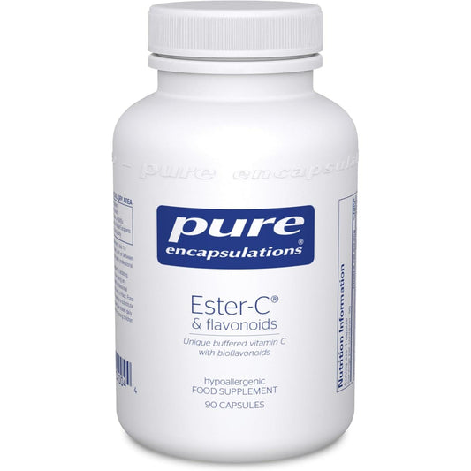 Pure Encapsulations Ester-C® & Flavonoids 90 Capsules