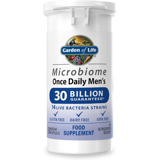 Garden of Life Microbiome Once Daily Men’s – 30 Capsules