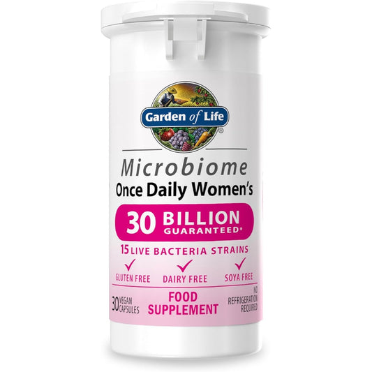 Garden of Life Microbiome Probiotics Once Daily Capsules – 30 Capsules