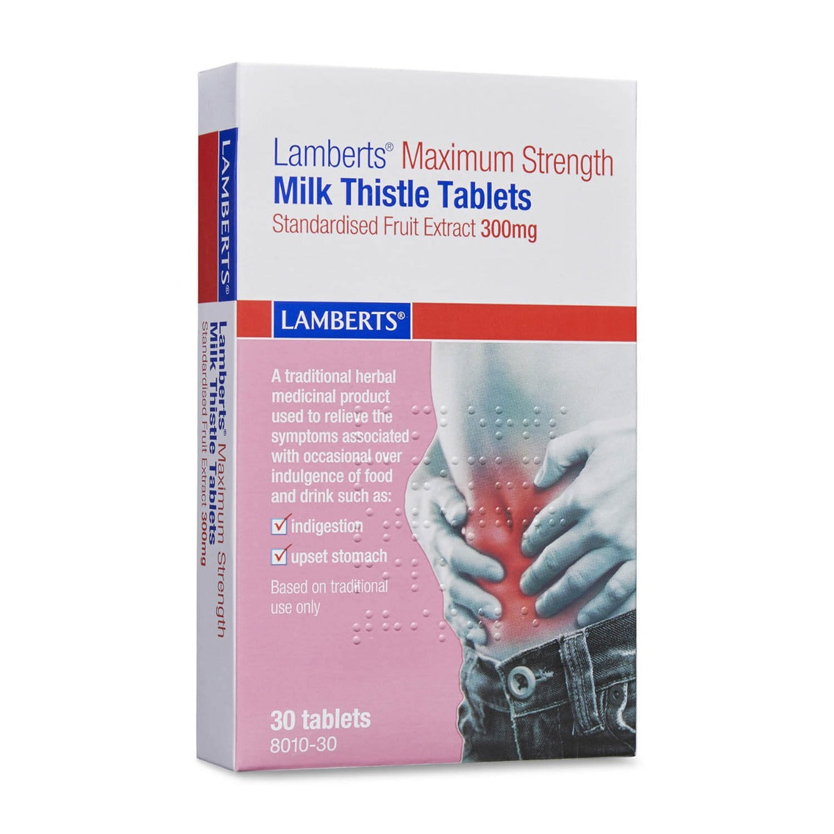 lamberts - 30 Tablets Maximum Strength Milk Thistle 300mg Tablets