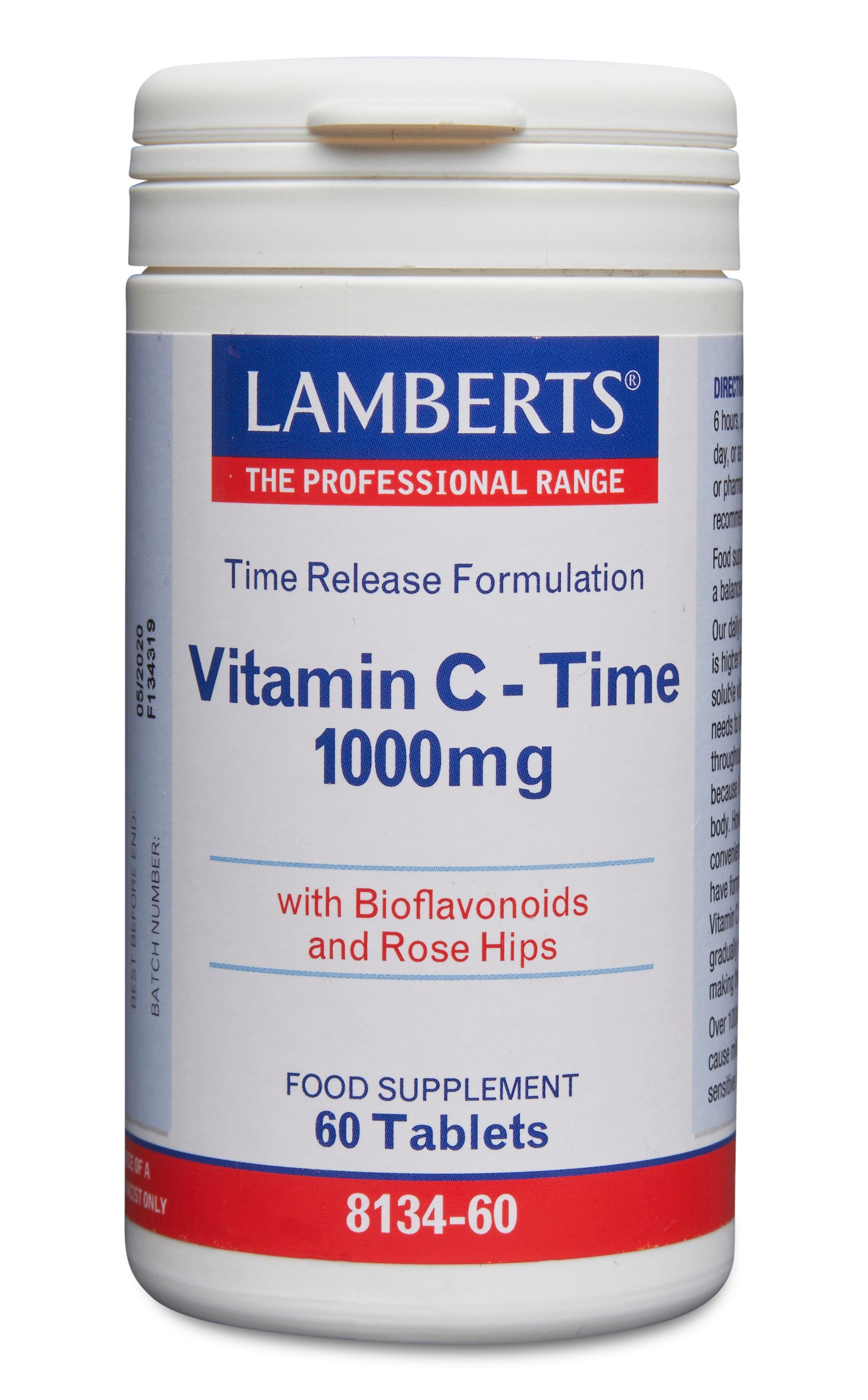lamberts - 60 Tablets Time Release Vitamin C 1000mg