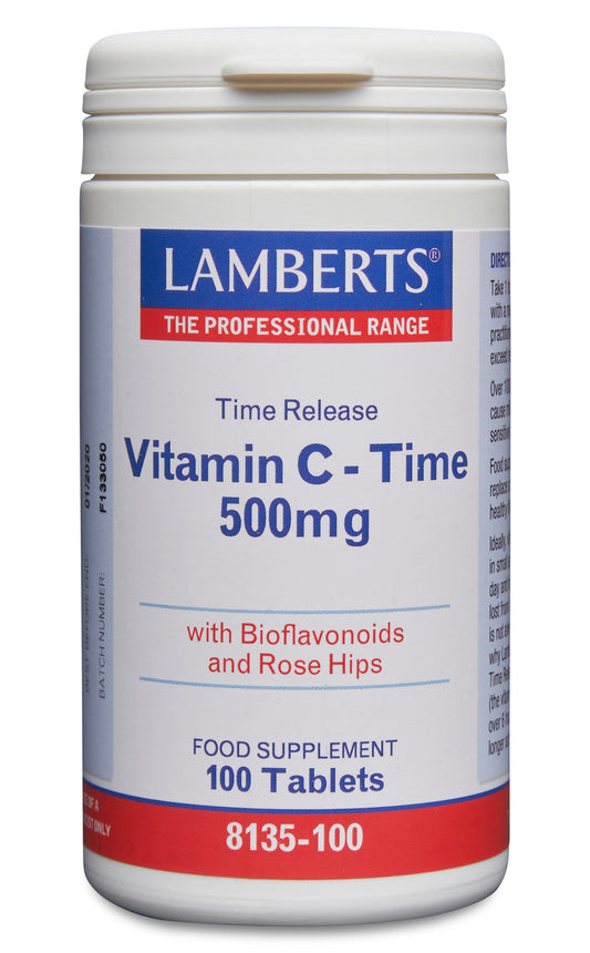 lamberts - 100 Tablets Time Release Vitamin C 500mg