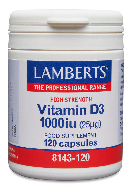 lamberts - 120 Capsules Vitamin D3 1000iu