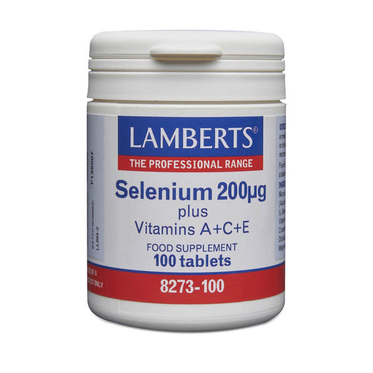 lamberts - 100 Tablets Selenium 200µg plus A+C+E