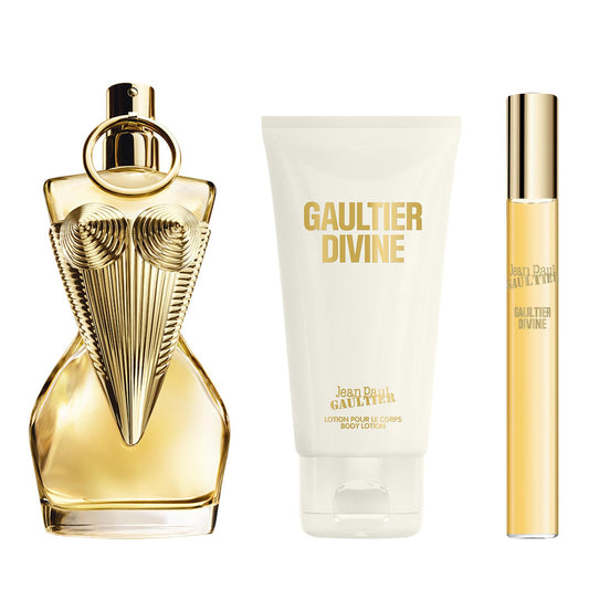 Jean Paul Gaultier Divine 50ml EDP, 75ml Body Lotion & 10ml Travel Spray Gift Set