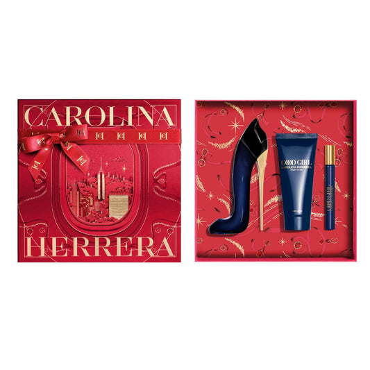 Carolina Herrera Good Girl 80ml EDP, 100ml Body Lotion & Travel Spray Gift Set