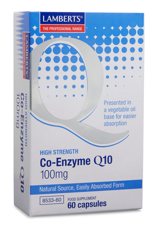 lamberts - 60 Capsules Co-Enzyme Q10 100mg