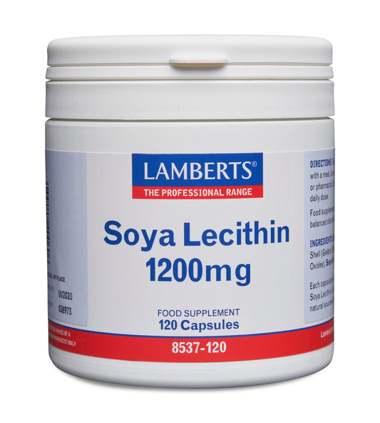 lamberts - 120 Capsules Soya Lecithin Capsules 1200mg