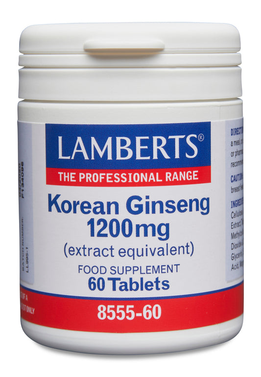 lamberts - 60 Tablets Korean Ginseng 1200mg