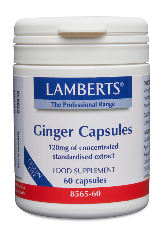lamberts - 60 Capsules Ginger Capsules