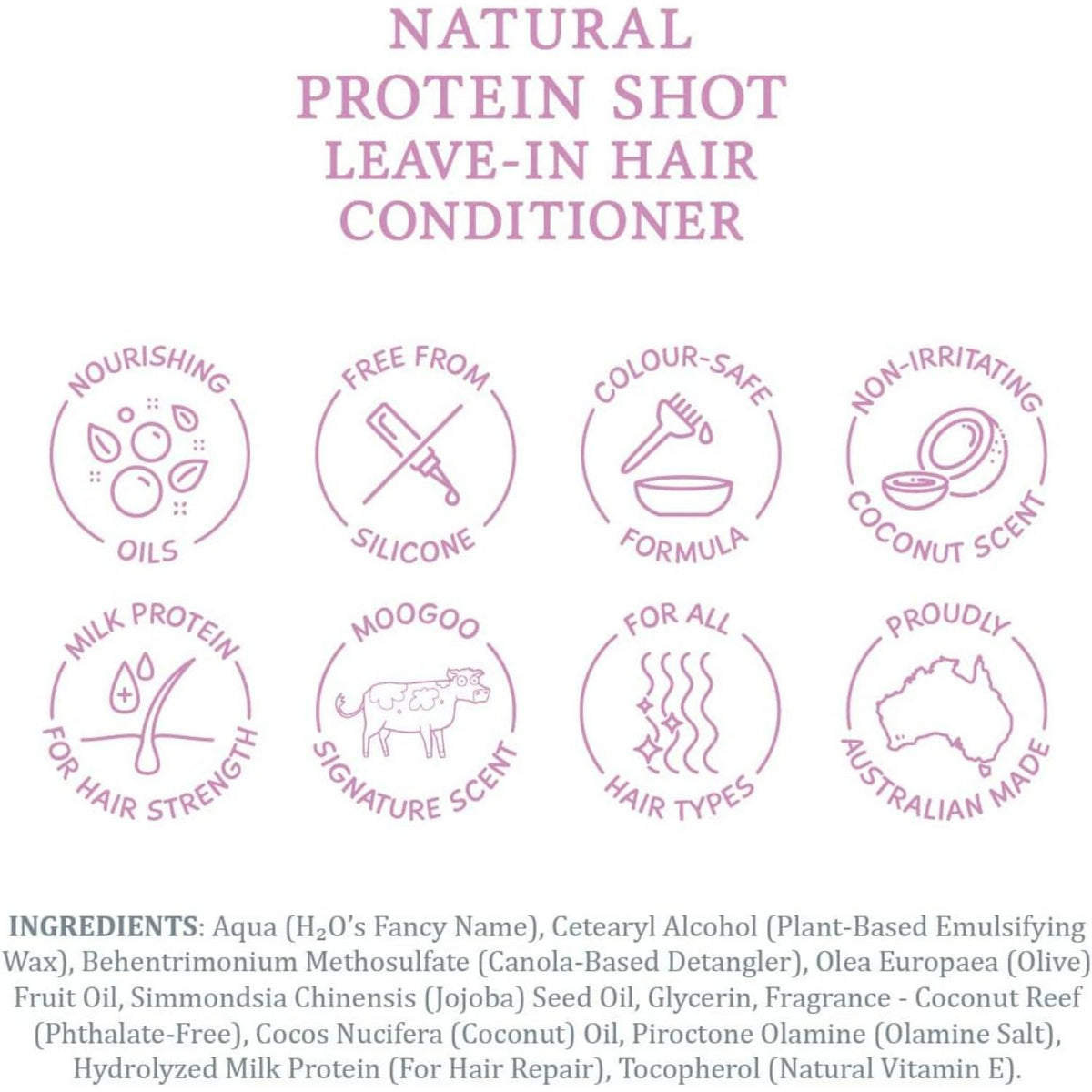 Leave Shot MooGoo Protein Shot Leave-In Conditioner 120g – Questmoor Pharmacy