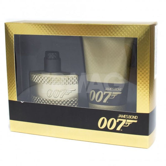 James Bond 007 Gold Gift Set 50ml EDT & 150ml Shower Gel