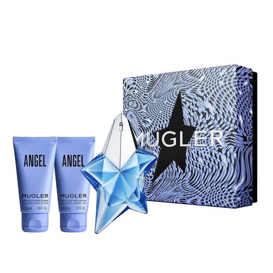 Mugler Angel Gift Set 25ml EDP Spray, 50ml Body Lotion & Shower Gel
