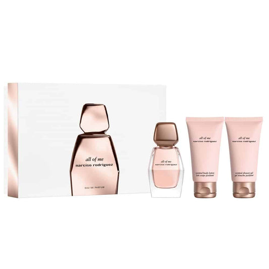 NARCISO RODRIGUEZ ALL OF ME Gift Set 50ML EDP Spray & 50ml Body Lotion & Shower Gel