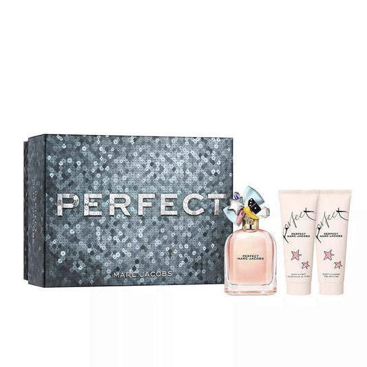 Marc Jacobs Perfect 100ml EDP, 75ml Body Lotion & Shower Gel Gift Set