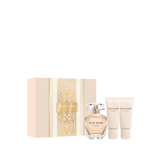 Elie Saab Le Parfum Xmas 2023 Gift Set 90ml EDP Spray & 75ml Body Lotion & 75ml Shower Gel