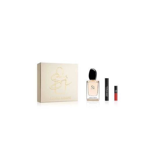 Giorgio Armani Si Gift Set 50ml EDP, 2ml Mascara & 1.5ml Lipstick