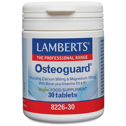 Lamberts Osteoguard Calcium, Magnesium, Boron, Vitamin D & K Tablets 30 Tablets - Food Supplement