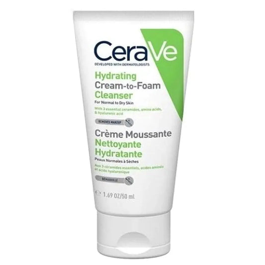 CeraVe Hydrating Cream to Foam Cleanser 50ml