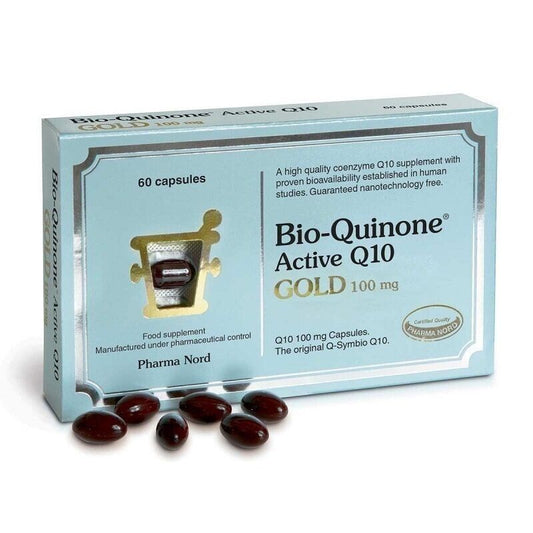 Pharma Nord Bio-Quinone Active Q10 Gold 100mg - 60 capsules;Co-Enzyme Supplement