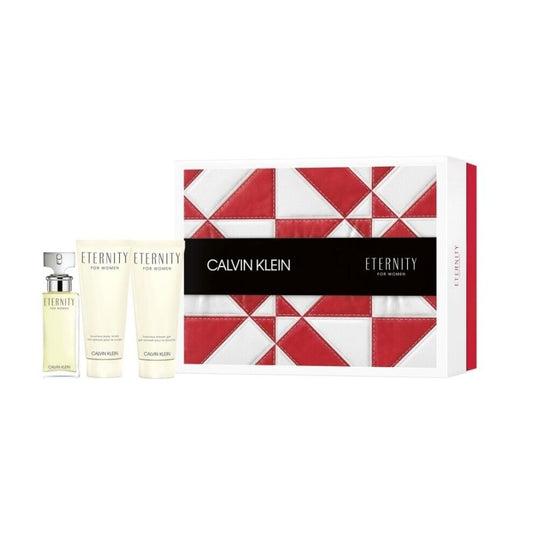 Calvin Klein CK Eternity for Women Gift Set 50ml EDP, 100ml Shower Gel & Body Lotion