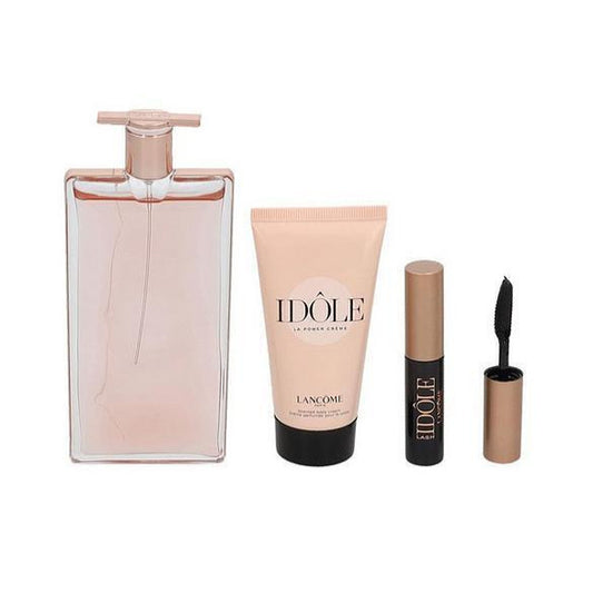Lancome Idole 50ml Eau de Parfum + 50ml Body Lotion + Mascara Gift Set Brand New