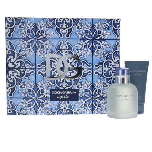 Dolce & Gabanna Light Blue Pour Homme Gift Set 75ml EDT & 50ml Aftershave Balm