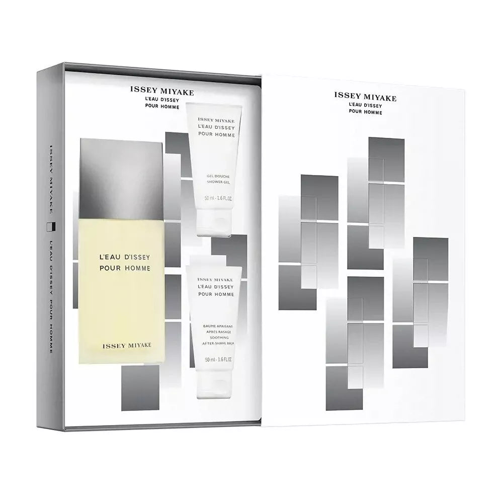 Issey Miyake L Eau D issey Pour Homme Gift Set 125ml EDT 50ml Shower Questmoor Pharmacy