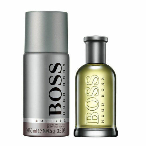 Hugo Boss Bottled Man Gift Set Eau de Toilette 50ml, Deodorant Spray 150ml New
