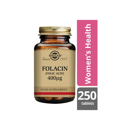 Solgar® Folacin (Folic Acid) 400 µg Tablets - Pack of 250