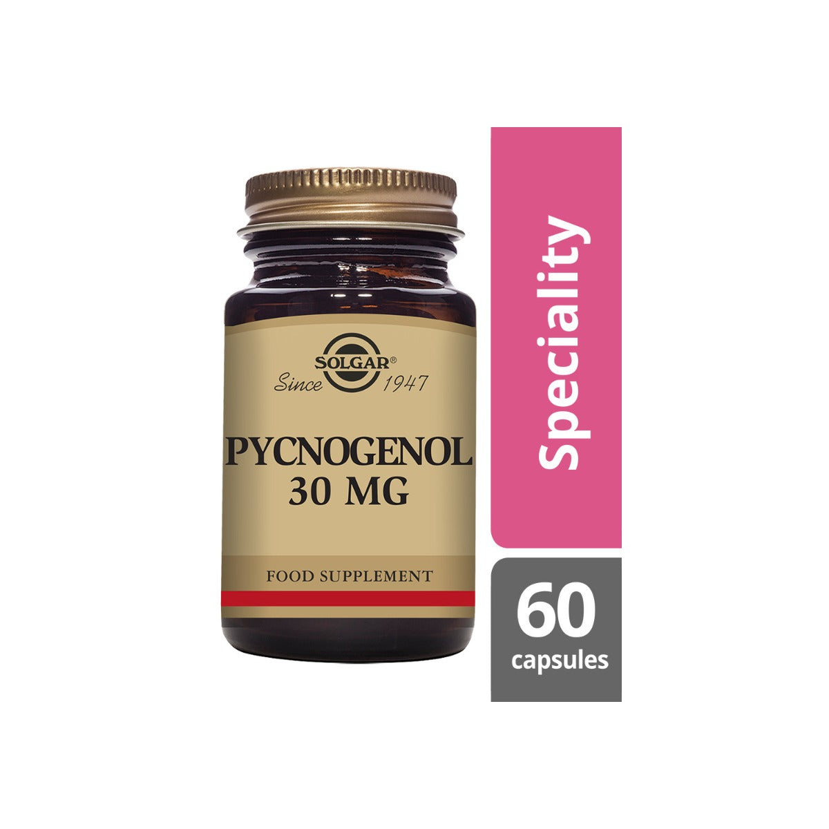 Solgar® Pycnogenol 30 mg Vegetable Capsules - Pack of 60