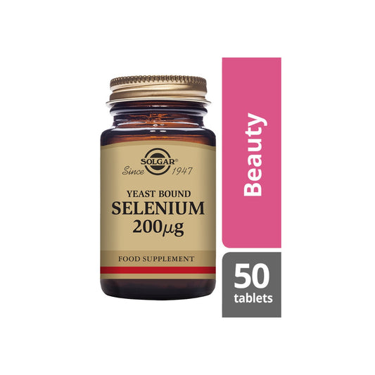 Solgar® Yeast Bound Selenium 200 µg Tablets - Pack of 50