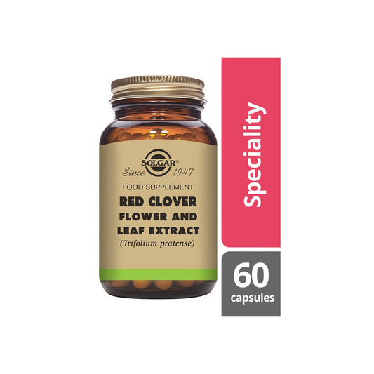 Solgar® Red Clover Flower and Leaf Extract Vegetable Capsules - Pack of 60