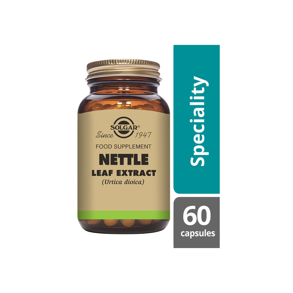 Solgar® Nettle Leaf Extract Vegetable Capsules - Pack of 60