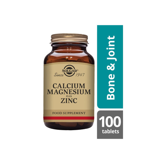 Solgar® Calcium Magnesium Plus Zinc Tablets - Pack of 100