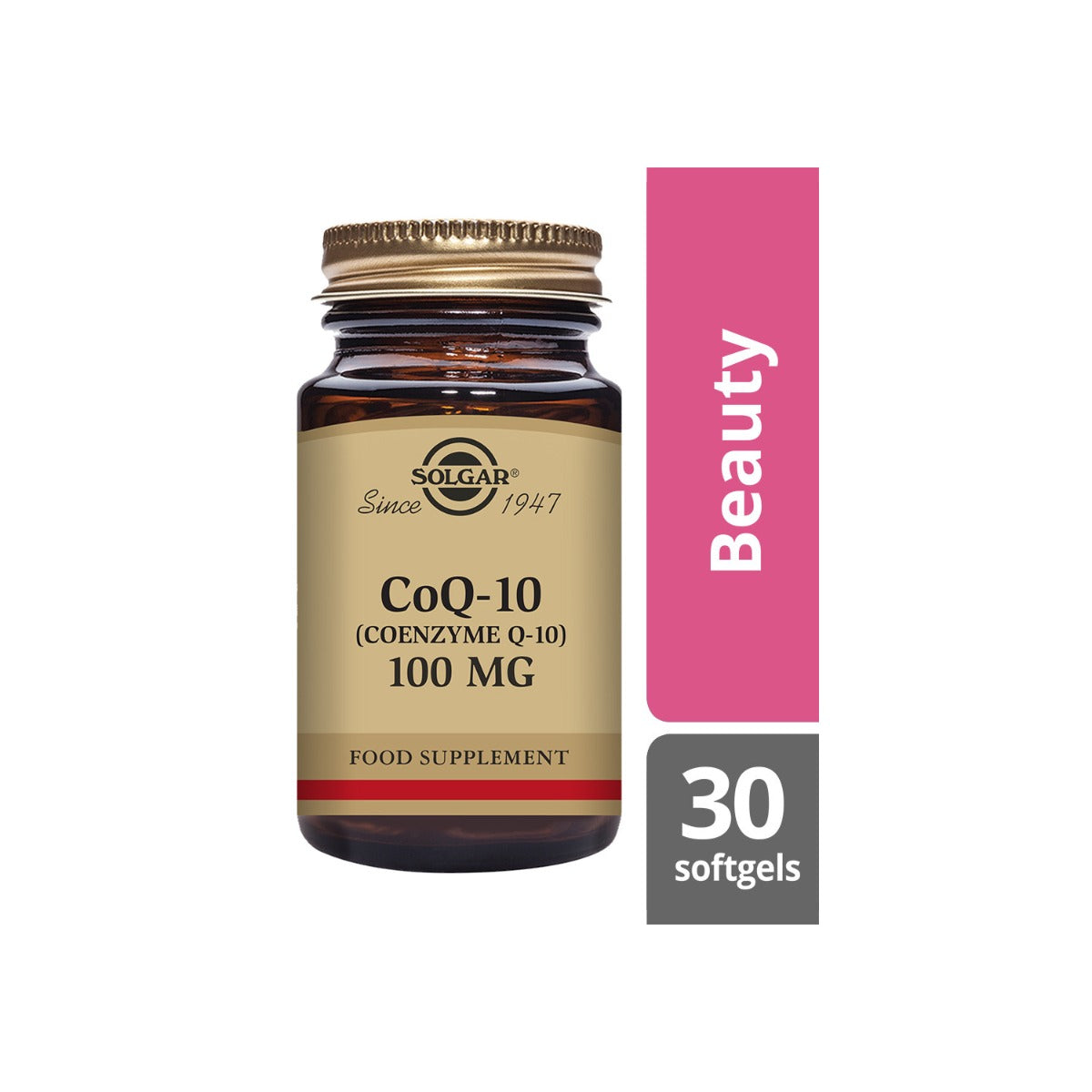 Solgar® CoQ-10 (Coenzyme Q-10) 100 mg Softgels - Pack of 30