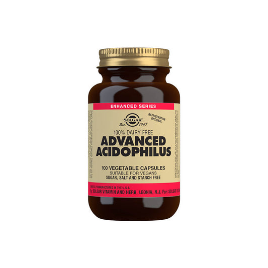 Solgar® Advanced Acidophilus Vegetable Capsules - Pack of 100