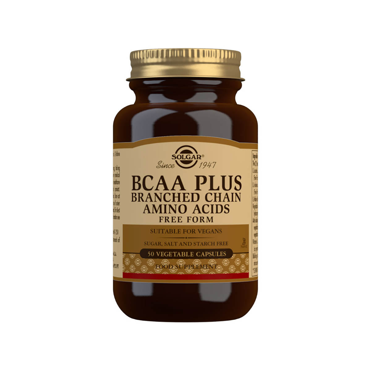 Solgar® BCAA Plus Vegetable Capsules - Pack of 50