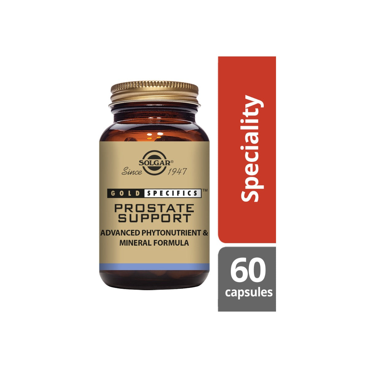 Solgar® Gold Specifics Prostate Support Vegetable Capsules - Pack of 60