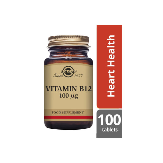 Solgar® Vitamin B12 100 µg Tablets - Pack of 100