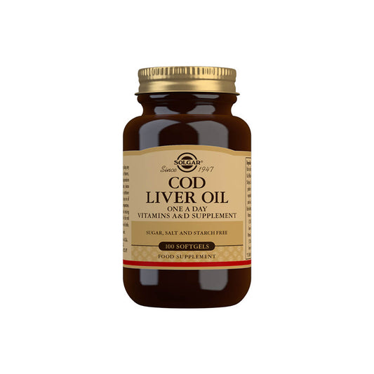 Solgar® Cod Liver Oil Softgels - Pack of 100