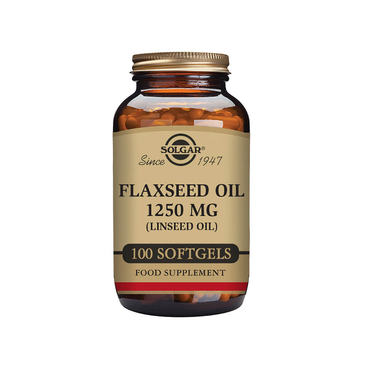 Solgar® Flaxseed Oil 1250 mg Softgels - Pack of 100