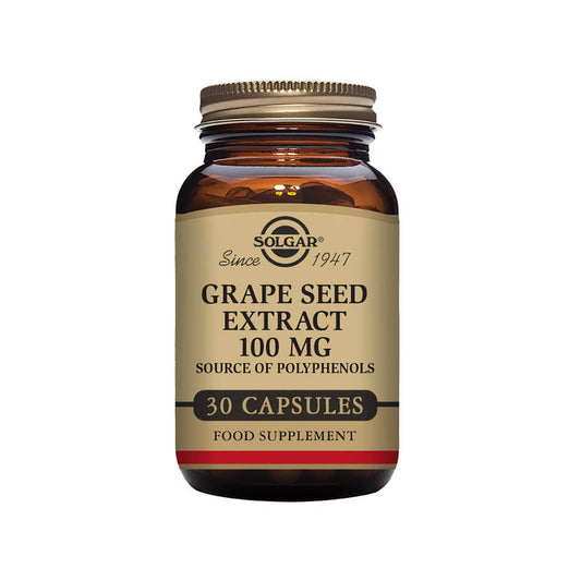Solgar® Grape Seed Extract 100 mg Vegetable Capsules - Pack of 30